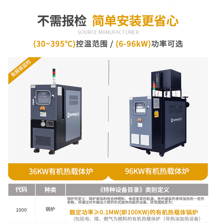 小型有机热载体锅炉规格 小型有机热载体锅炉规格