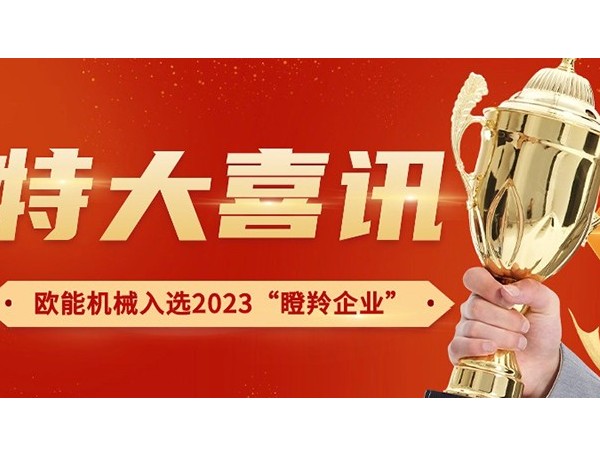 喜讯！南京深夜激情网机械有限公司荣获2023年南京市“瞪羚企业”称号